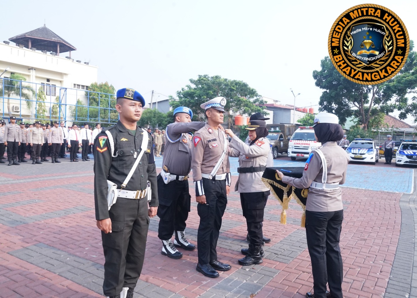Wakapolres Metro Bekasi Pimpin Apel Gelar Pasukan Operasi Zebra Jaya 2023